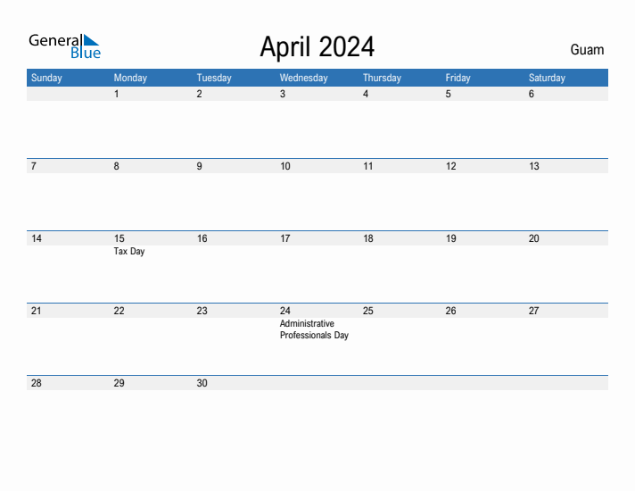 Fillable April 2024 Calendar