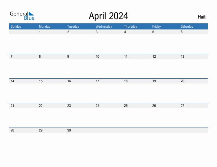 Fillable April 2024 Calendar