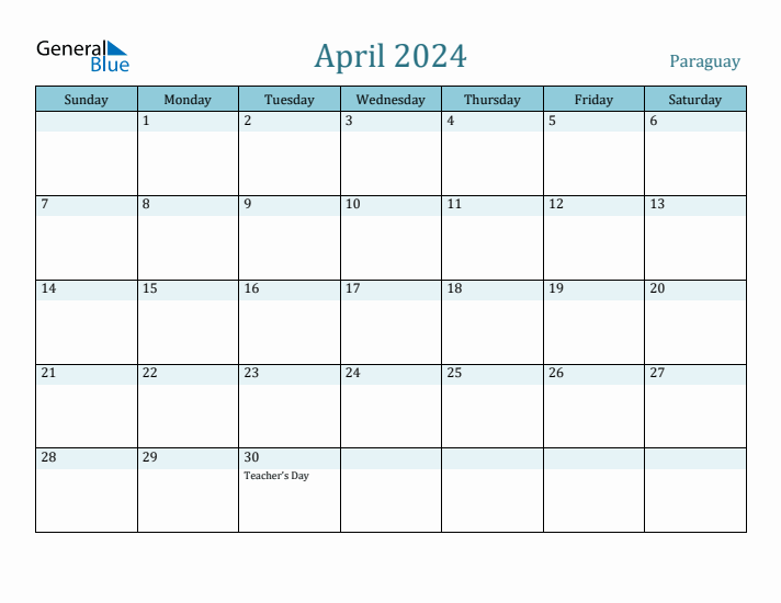 April 2024 Calendar with Holidays