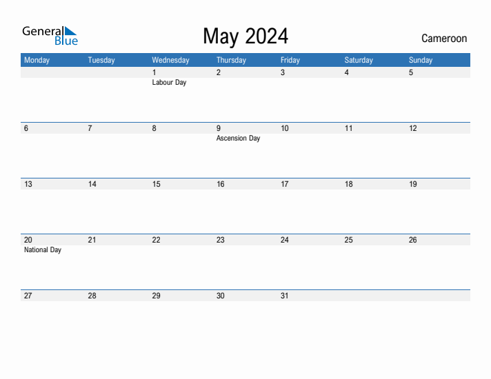 Fillable May 2024 Calendar