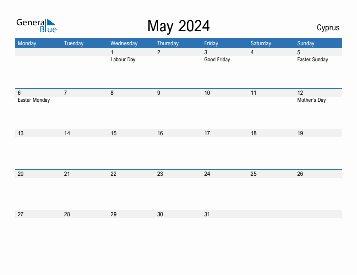 Fillable May 2024 Calendar