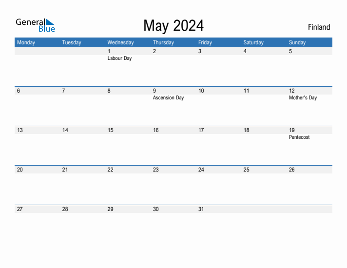 Fillable May 2024 Calendar