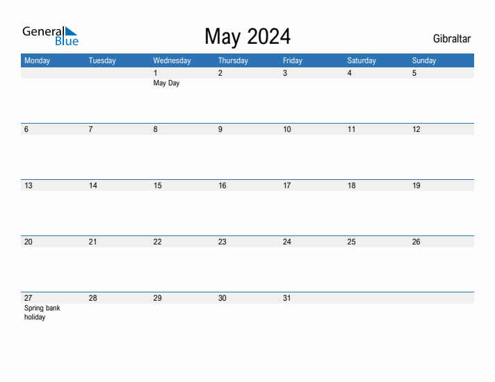 Fillable May 2024 Calendar