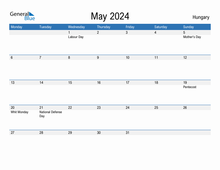 Fillable May 2024 Calendar