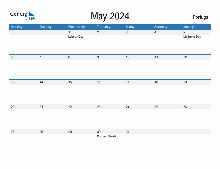 Fillable May 2024 Calendar