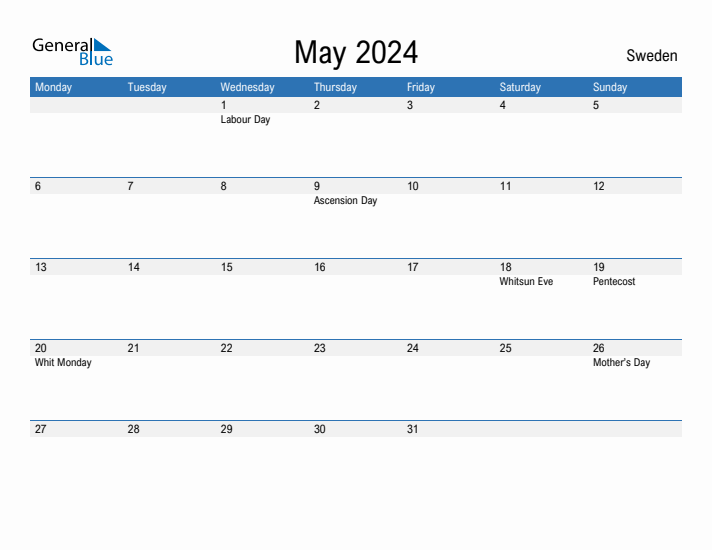 Fillable May 2024 Calendar