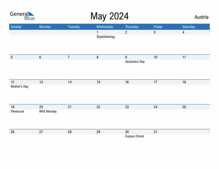 Fillable May 2024 Calendar