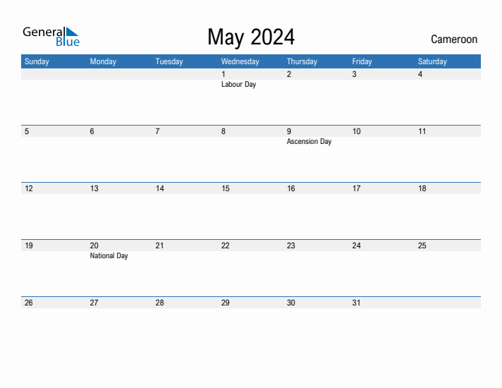 Fillable May 2024 Calendar