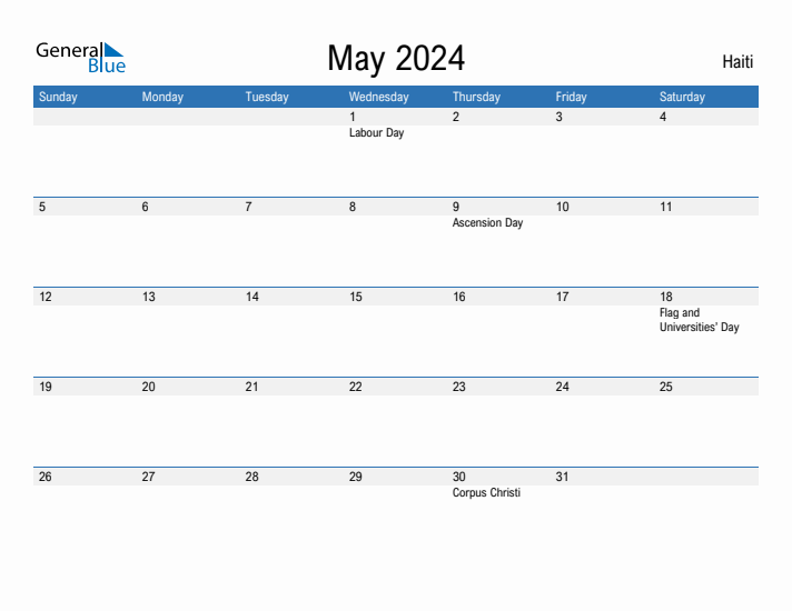 Fillable May 2024 Calendar