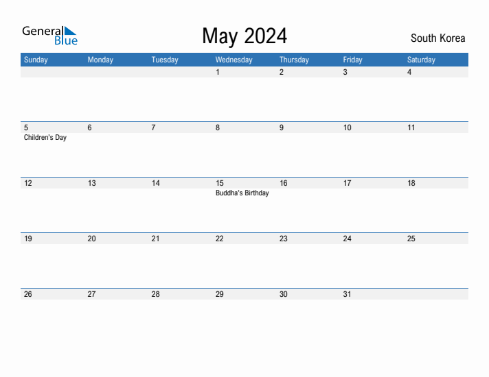 Fillable May 2024 Calendar