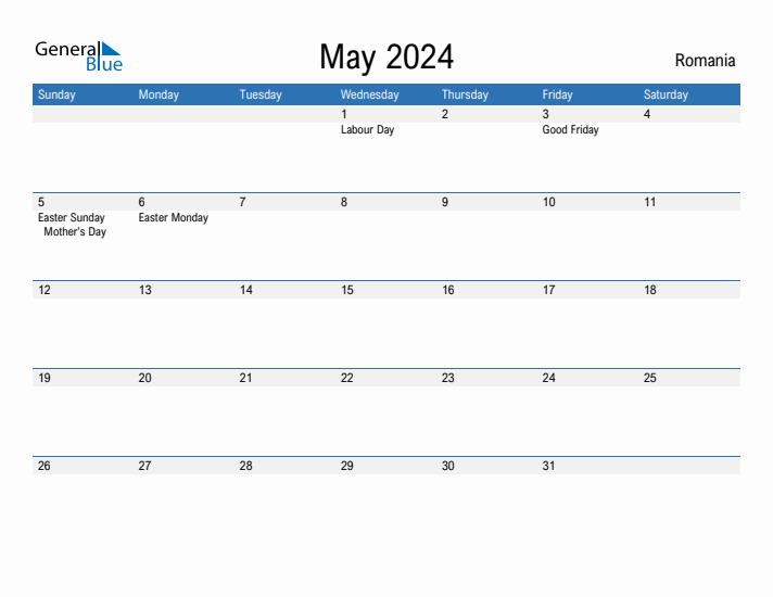 Fillable May 2024 Calendar