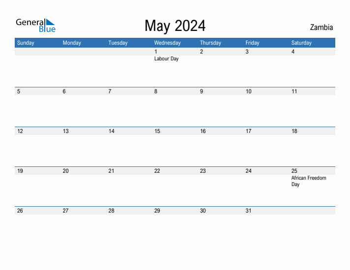 Fillable May 2024 Calendar