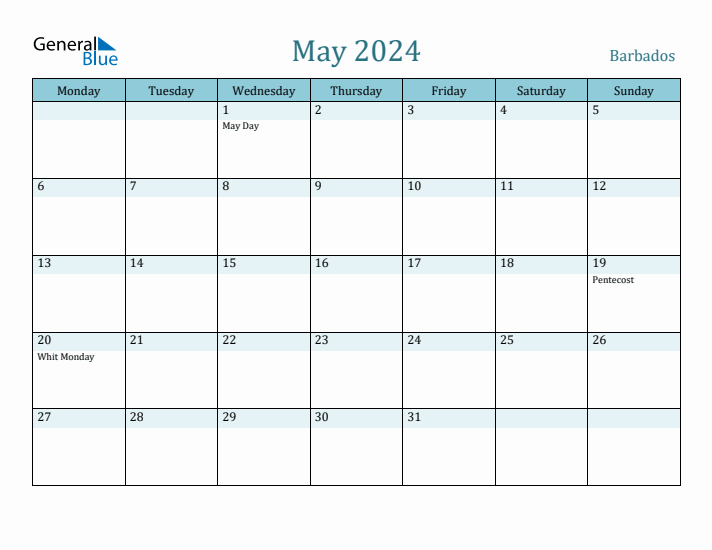 May 2024 Calendar with Holidays