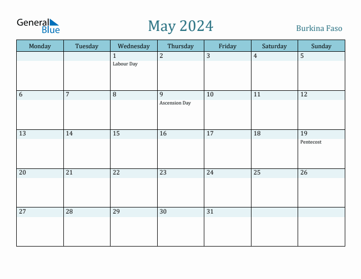 May 2024 Calendar with Holidays