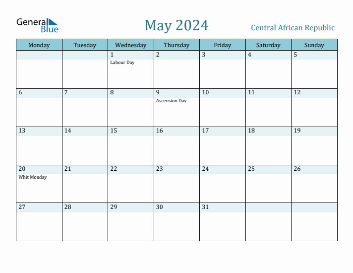 May 2024 Calendar with Holidays