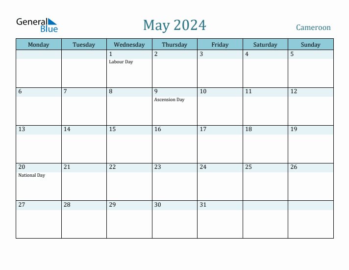 May 2024 Calendar with Holidays