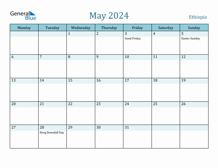 May 2024 Calendar with Holidays