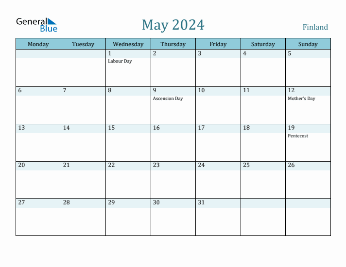 May 2024 Calendar with Holidays