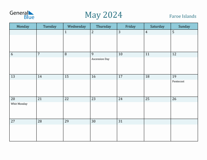 May 2024 Calendar with Holidays