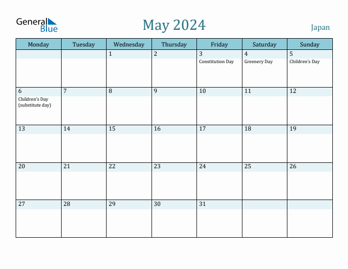 May 2024 Calendar with Holidays