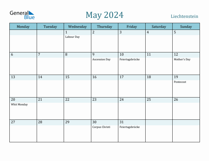 May 2024 Calendar with Holidays