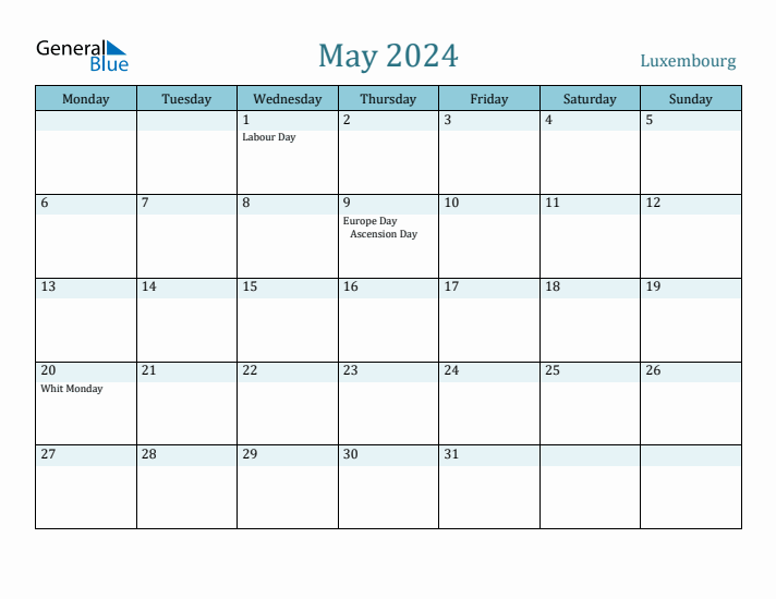 May 2024 Calendar with Holidays