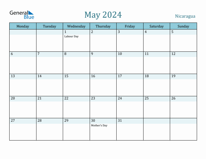 May 2024 Calendar with Holidays