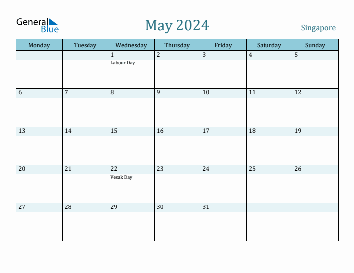 May 2024 Calendar with Holidays