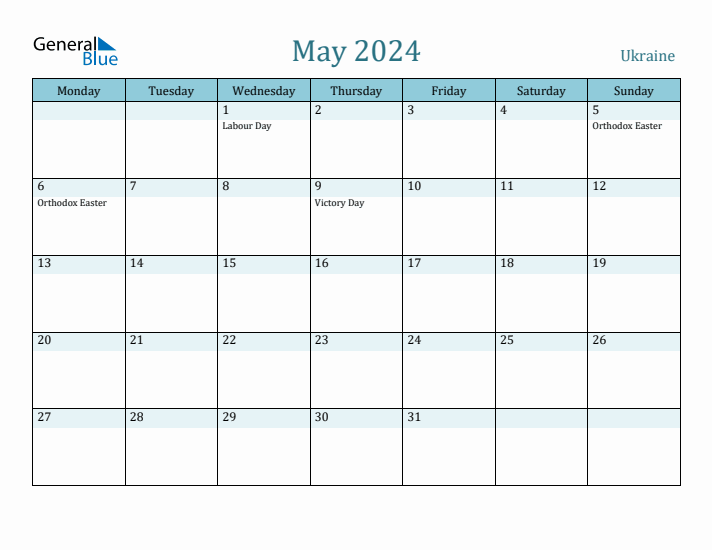 May 2024 Calendar with Holidays