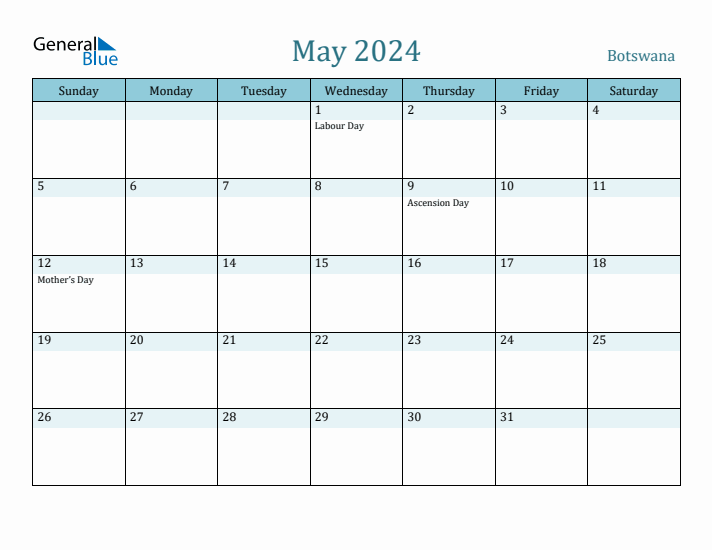 May 2024 Calendar with Holidays