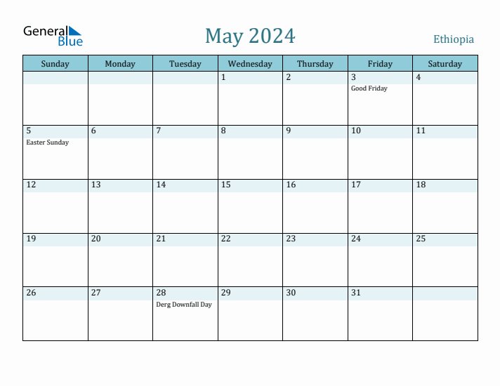 May 2024 Calendar with Holidays