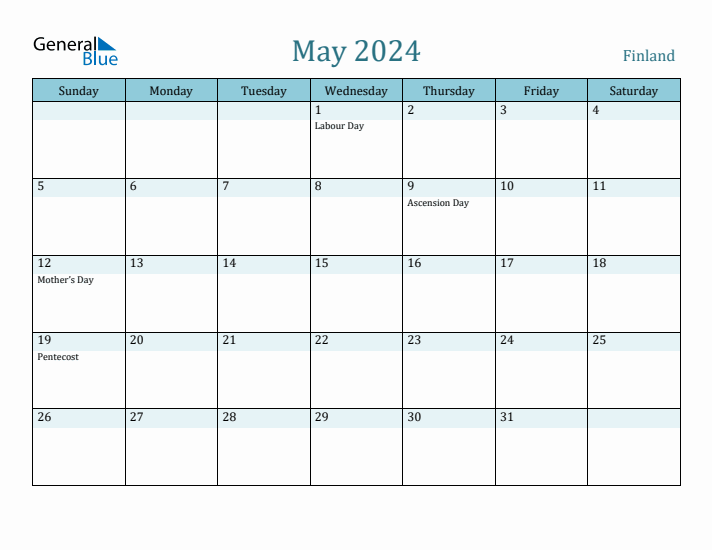 May 2024 Calendar with Holidays