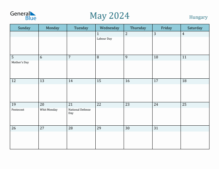 May 2024 Calendar with Holidays