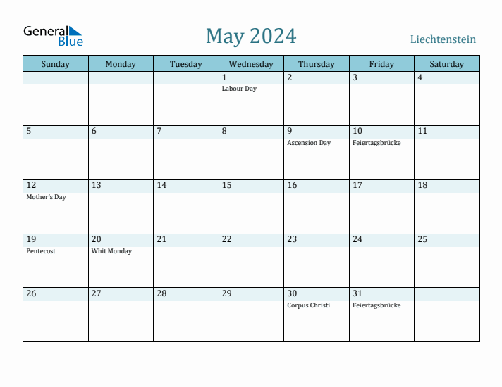 May 2024 Calendar with Holidays