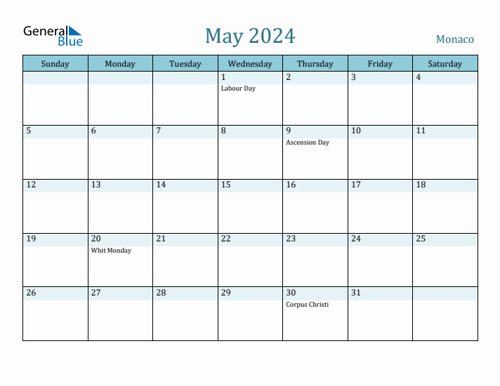 May 2024 Calendar with Holidays