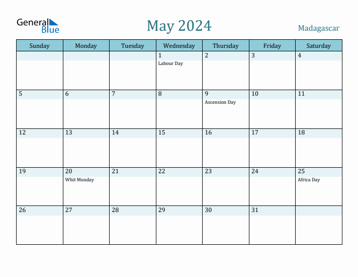 May 2024 Calendar with Holidays