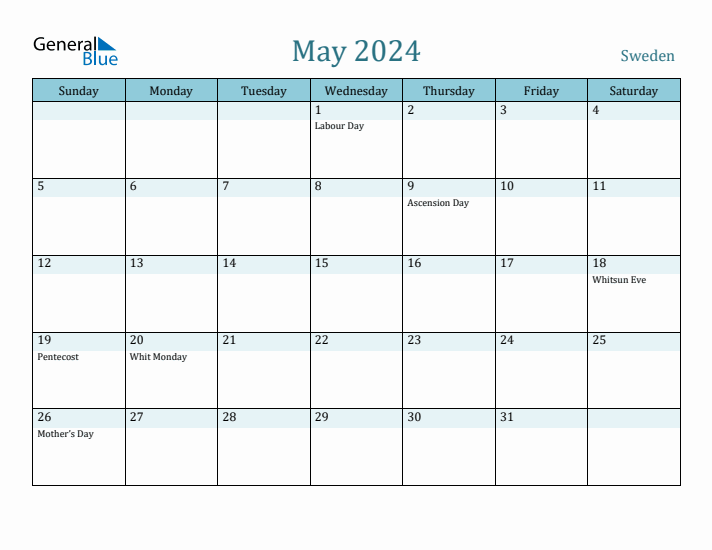 May 2024 Calendar with Holidays