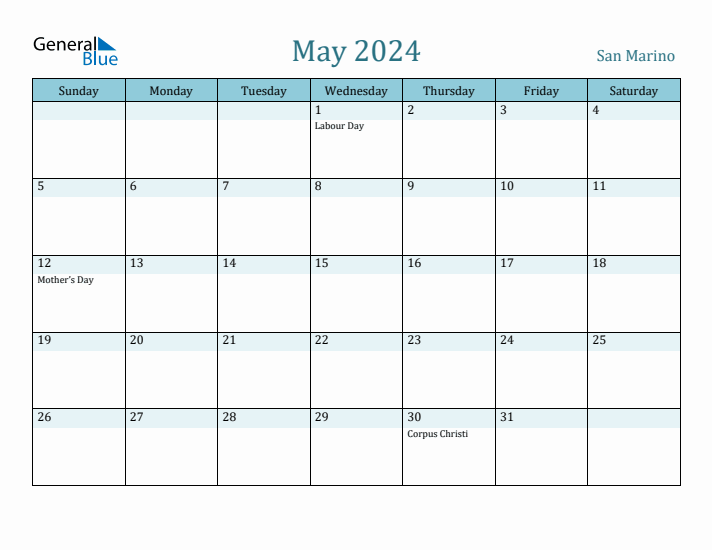 May 2024 Calendar with Holidays