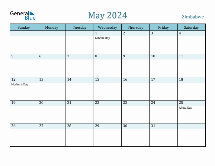 May 2024 Calendar with Holidays