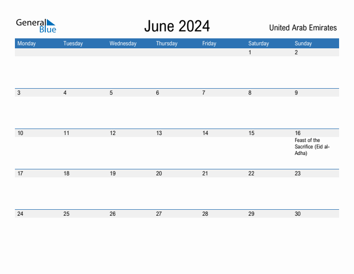 Fillable June 2024 Calendar