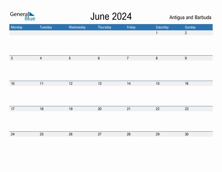 Fillable June 2024 Calendar