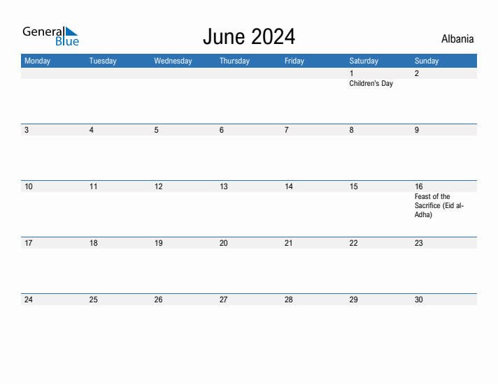 Fillable June 2024 Calendar