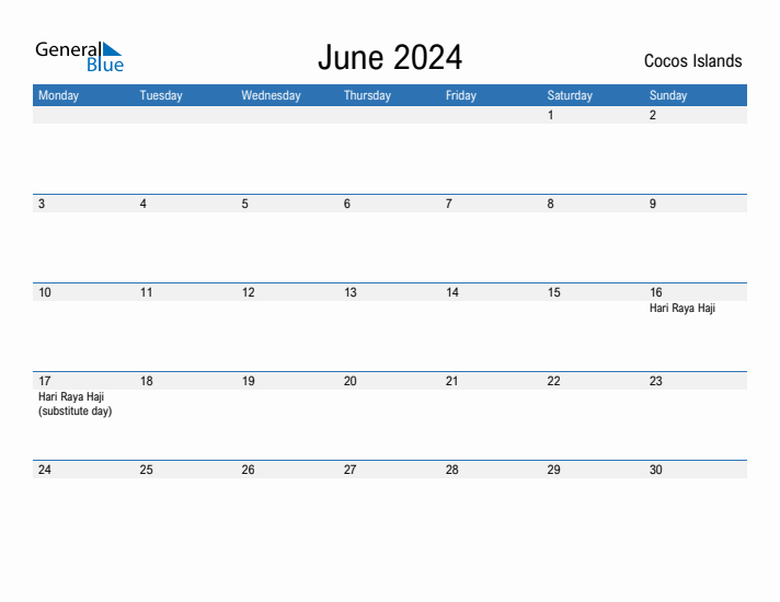 Fillable June 2024 Calendar