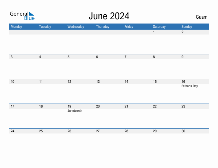 Fillable June 2024 Calendar