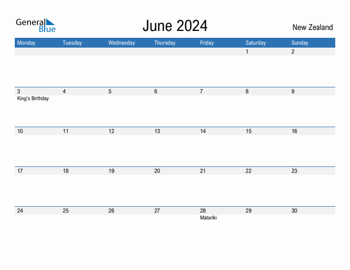 Fillable June 2024 Calendar