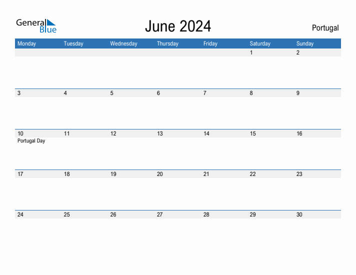 Fillable June 2024 Calendar