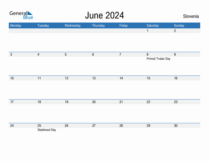 Fillable June 2024 Calendar