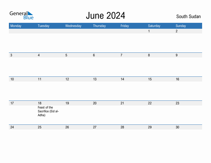 Fillable June 2024 Calendar