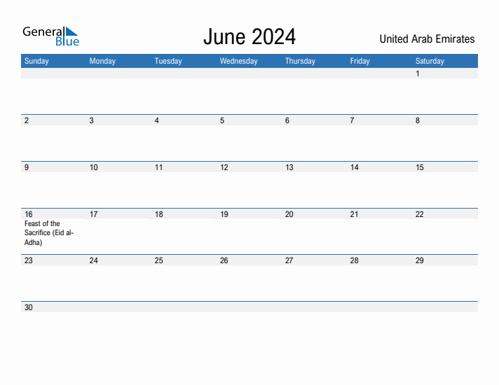 Fillable June 2024 Calendar