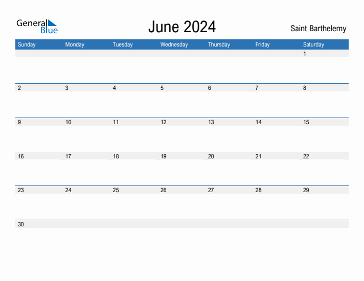 Fillable June 2024 Calendar